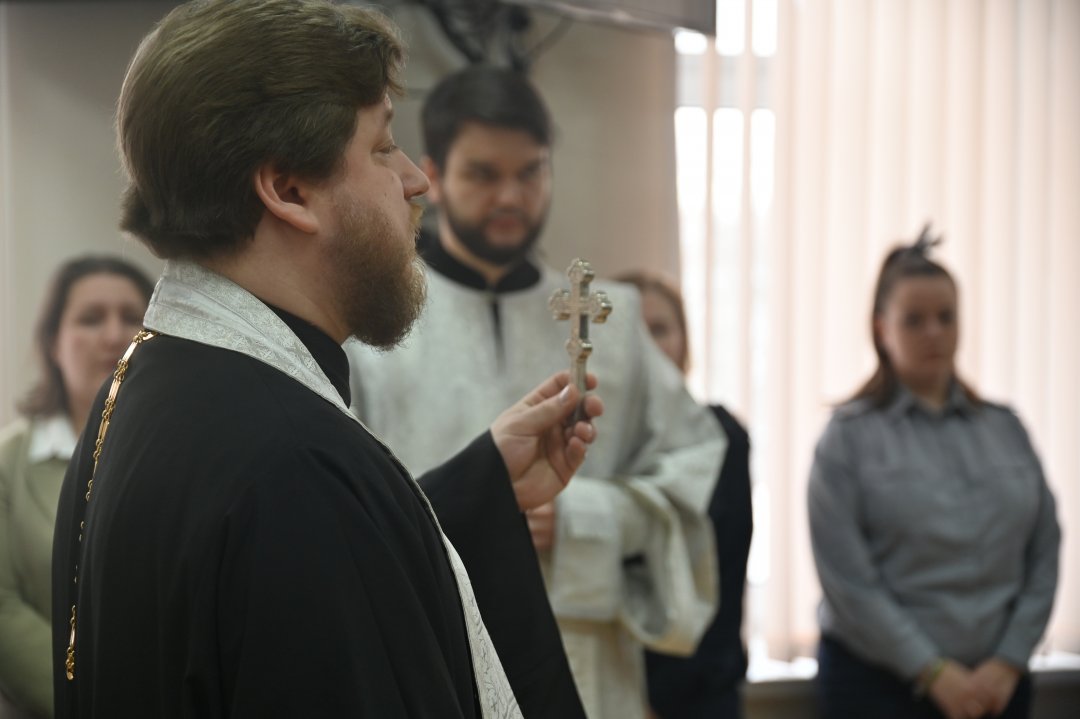 В УФСИН России по Московской области прошел водосвятный молебен в честь Крещения Господня